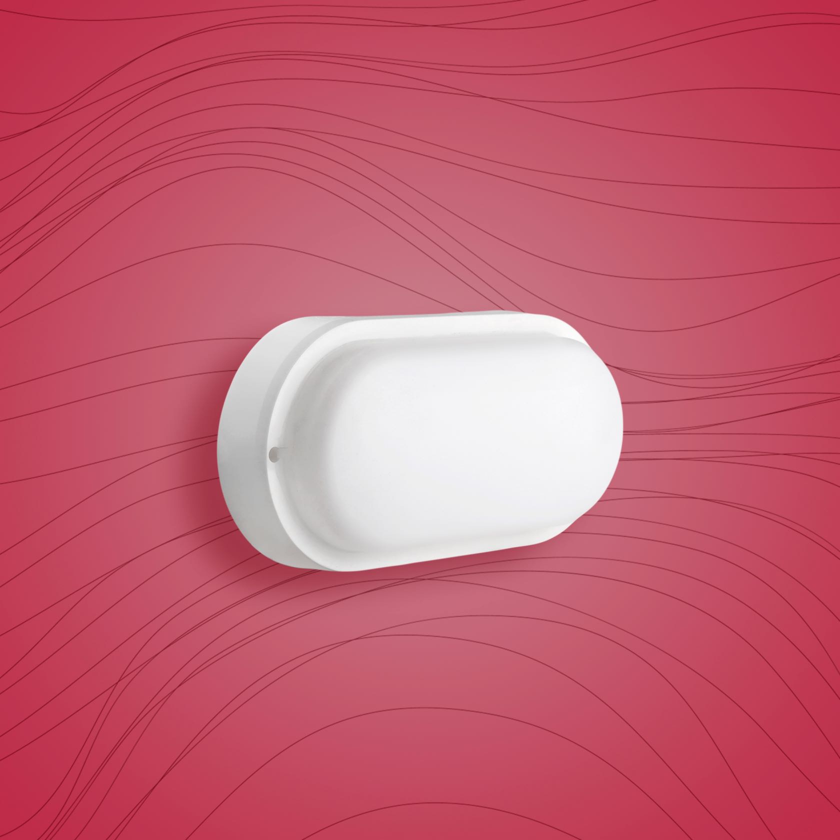 چراغ روکار بیضی 24 وات IP65